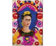 Artgeist Paveikslas - Frida Kahlo – The Frame (Self-Portrait)