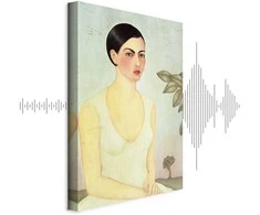 Artgeist Paveikslas - Frida Kahlo – The Baltas Lady
