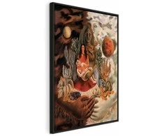 Artgeist Paveikslas - Frida Kahlo – The Love Embrace of the Universe, the Earth (Mexico), Myself, Diego, and Señor Xolotl