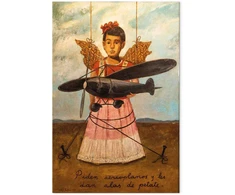 Artgeist Paveikslas - Frida Kahlo – They Asked for Planes and Got Straw Wings