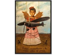 Artgeist Paveikslas - Frida Kahlo – They Asked for Planes and Got Straw Wings