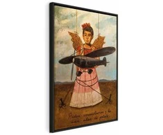 Artgeist Paveikslas - Frida Kahlo – They Asked for Planes and Got Straw Wings