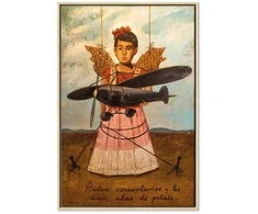 Artgeist Paveikslas - Frida Kahlo – They Asked for Planes and Got Straw Wings