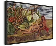 Artgeist Paveikslas - Frida Kahlo – Two Nudes in a Forest (The Earth Itself)