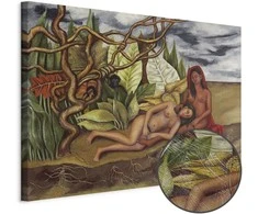 Artgeist Paveikslas - Frida Kahlo – Two Nudes in a Forest (The Earth Itself)