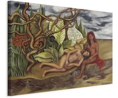 Artgeist Paveikslas - Frida Kahlo – Two Nudes in a Forest (The Earth Itself)