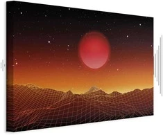 Artgeist Paveikslas - Futuristic landscape (1 Part) Wide