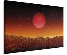 Artgeist Paveikslas - Futuristic landscape (1 Part) Wide