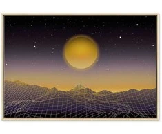 Artgeist Paveikslas - Futuristic landscape 3 (1 Part) Wide