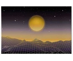 Artgeist Paveikslas - Futuristic landscape 3 (1 Part) Wide