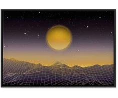 Artgeist Paveikslas - Futuristic landscape 3 (1 Part) Wide