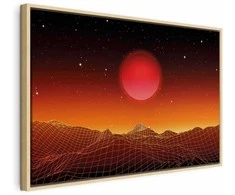 Artgeist Paveikslas - Futuristic landscape (1 Part) Wide