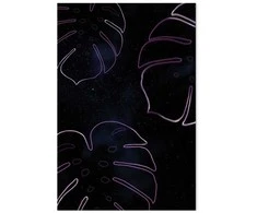 Artgeist Paveikslas - Galactic Monstera (1 Part) Vertical