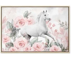 Artgeist Paveikslas - Gallop Among the Roses (1 Part) Wide