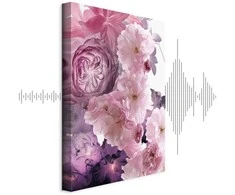 Artgeist Paveikslas - Garden of Floral Scents (1-part) - Nature in Shades of Rožinė