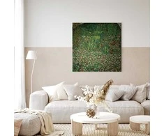 Artgeist Paveikslas - Gartenlandschaft mit Bergkuppe (Gustav Klimt)