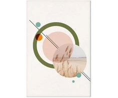 Artgeist Paveikslas - Geometric Landscape (1 Part) Vertical