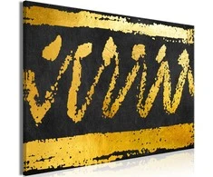 Artgeist Paveikslas - Gold Seal (1 Part) Wide