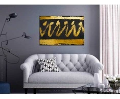 Artgeist Paveikslas - Gold Seal (1 Part) Wide