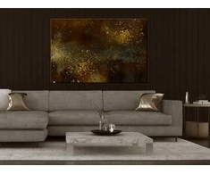 Artgeist Paveikslas - Golden Constellation (1 Part) Wide