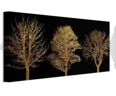 Artgeist Paveikslas - Golden Forest (1 Part) Wide