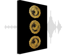 Artgeist Paveikslas - Golden Knots (1 Part) Vertical