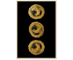 Artgeist Paveikslas - Golden Knots (1 Part) Vertical