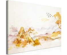 Artgeist Paveikslas - Golden Mountains (1 Part) Wide