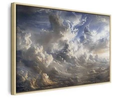 Artgeist Paveikslas - Golden Reflections on Clouds Foretelling Dusk
