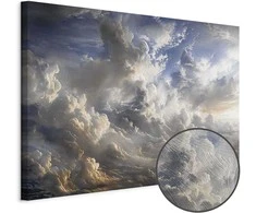 Artgeist Paveikslas - Golden Reflections on Clouds Foretelling Dusk