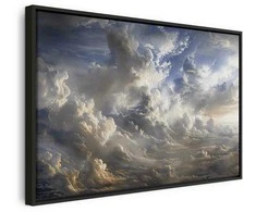 Artgeist Paveikslas - Golden Reflections on Clouds Foretelling Dusk