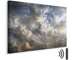 Artgeist Paveikslas - Golden Reflections on Clouds Foretelling Dusk