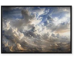 Artgeist Paveikslas - Golden Reflections on Clouds Foretelling Dusk