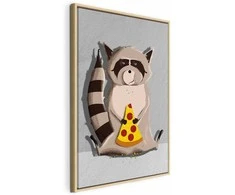 Artgeist Paveikslas - Gourmand Raccoon (1 Part) Vertical