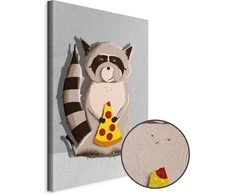 Artgeist Paveikslas - Gourmand Raccoon (1 Part) Vertical