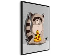 Artgeist Paveikslas - Gourmand Raccoon (1 Part) Vertical