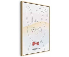 Artgeist Paveikslas - Greetings from Rabbit (1 Part) Vertical