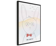 Artgeist Paveikslas - Greetings from Rabbit (1 Part) Vertical