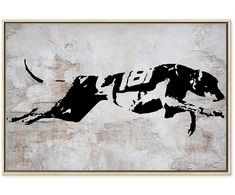 Artgeist Paveikslas - Greyhound Race (1 Part) Wide