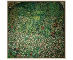 Artgeist Paveikslas - Gustav Klimt – Gartenlandschaft mit Bergkuppe