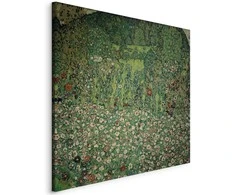 Artgeist Paveikslas - Gustav Klimt – Gartenlandschaft mit Bergkuppe
