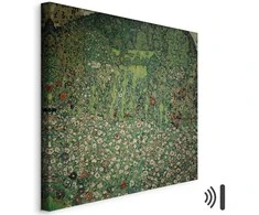 Artgeist Paveikslas - Gustav Klimt – Gartenlandschaft mit Bergkuppe
