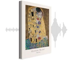 Artgeist Paveikslas - Gustav Klimt - The Kiss (1 Part) Vertical
