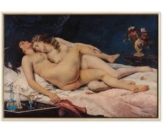 Artgeist Paveikslas - Gustave Courbet – Sleeping