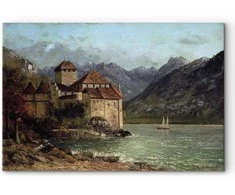 Artgeist Paveikslas - Gustave Courbet -Chillon Castle