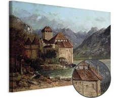 Artgeist Paveikslas - Gustave Courbet -Chillon Castle