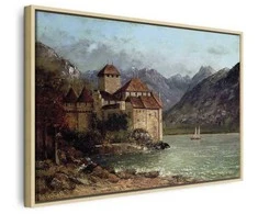 Artgeist Paveikslas - Gustave Courbet -Chillon Castle