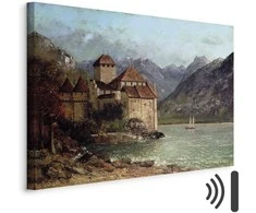 Artgeist Paveikslas - Gustave Courbet -Chillon Castle
