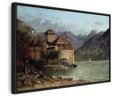 Artgeist Paveikslas - Gustave Courbet -Chillon Castle