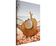Artgeist Paveikslas - Hammock on the Beach (1 Part) Vertical